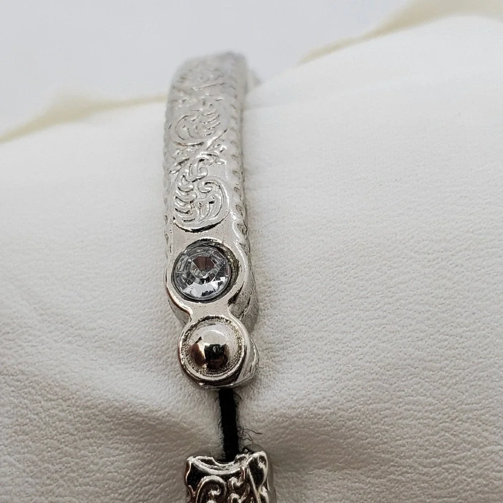 22MM Women's Bracelet Watch White Dial Gray Bracelet Band 7.75